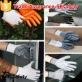 SRSAFTY 13 gauge Doublure en nitrile doublée en lin tricoté, Gants en nitrile / Gants en nitrure en nylon / Gants de travail